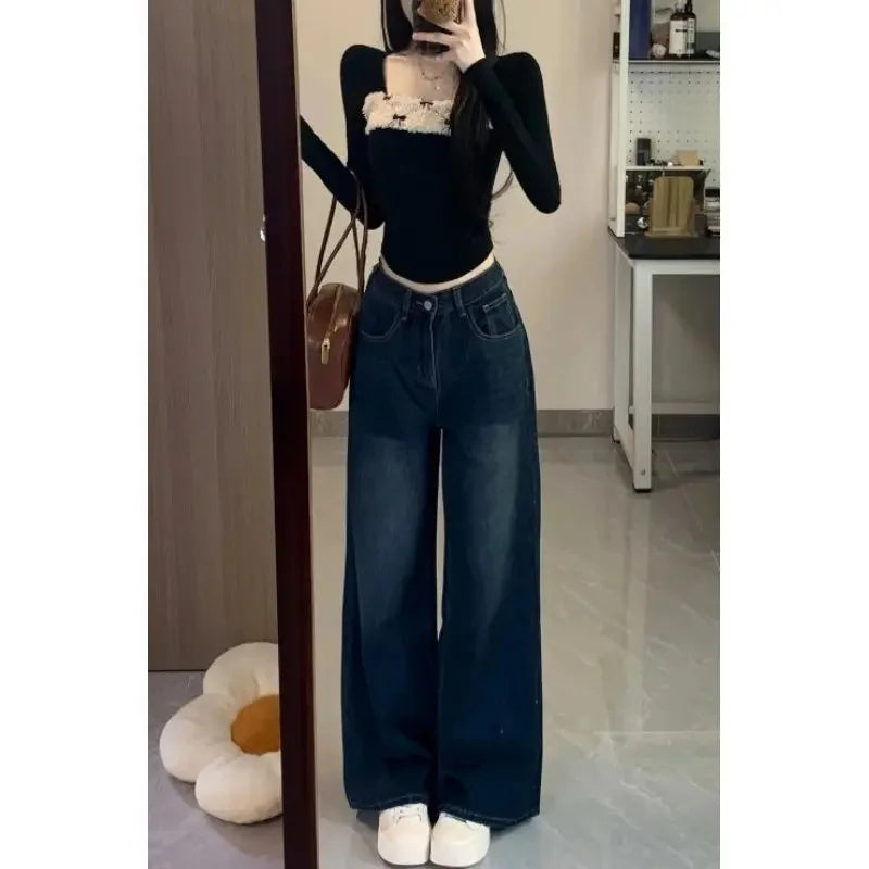 High Waist Wide Leg Jeans