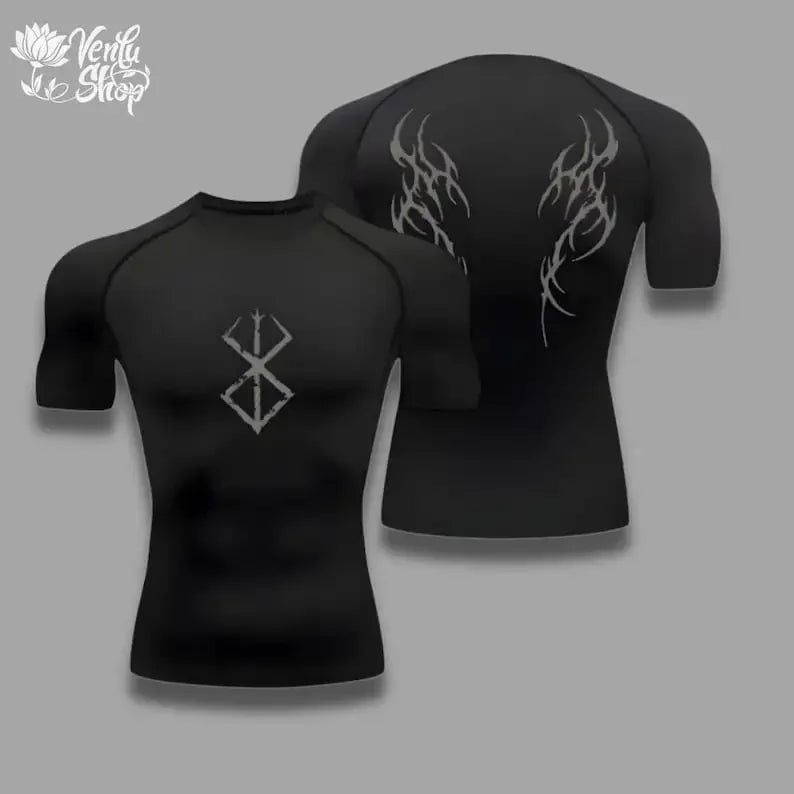 Guts compression shirt berserk gymwear