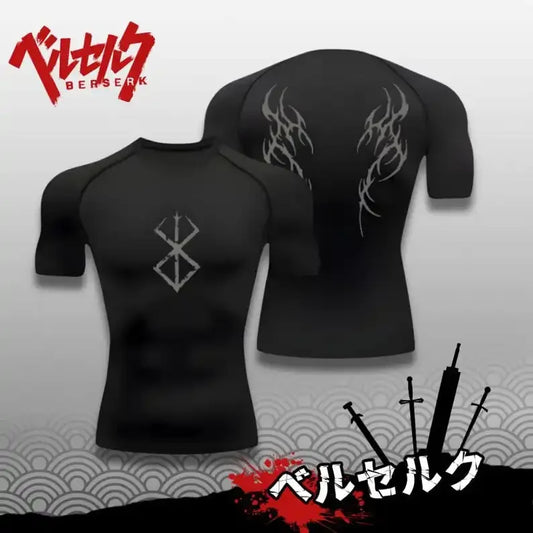 Guts compression shirt berserk gymwear