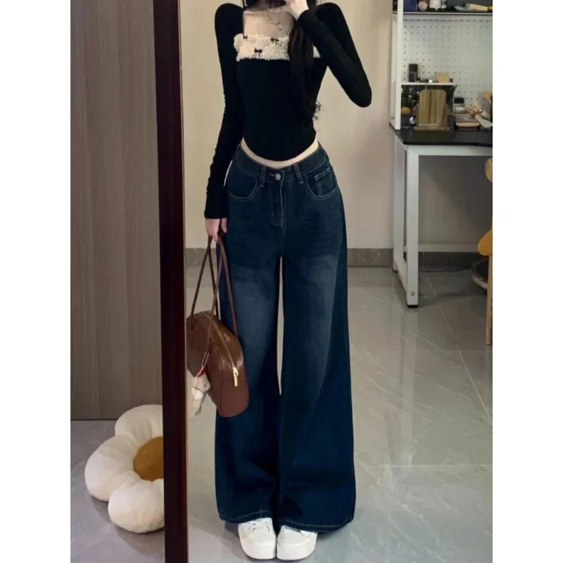 High Waist Wide Leg Jeans