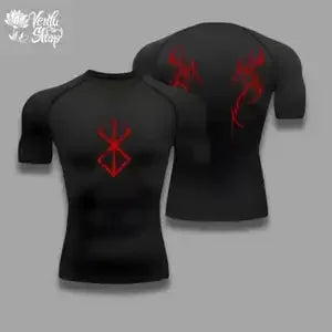 Guts compression shirt berserk gymwear