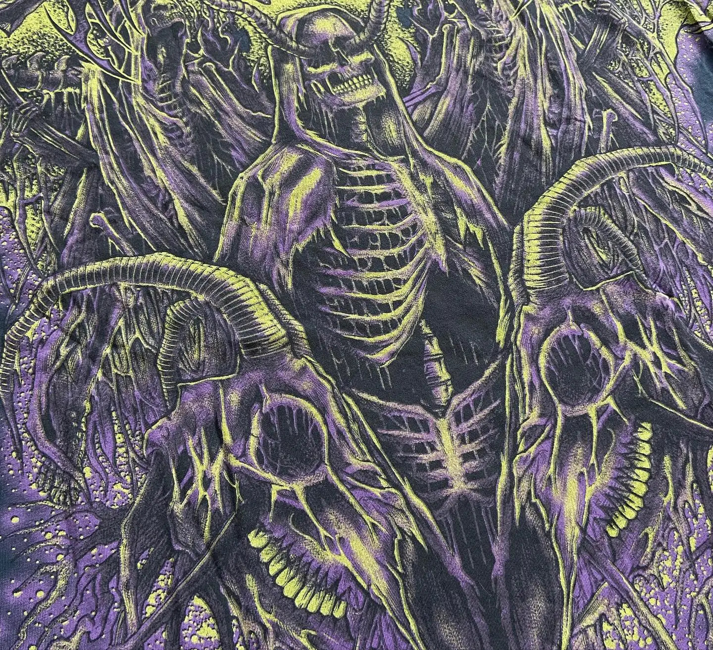 Goth Printed Cotton black T shirt