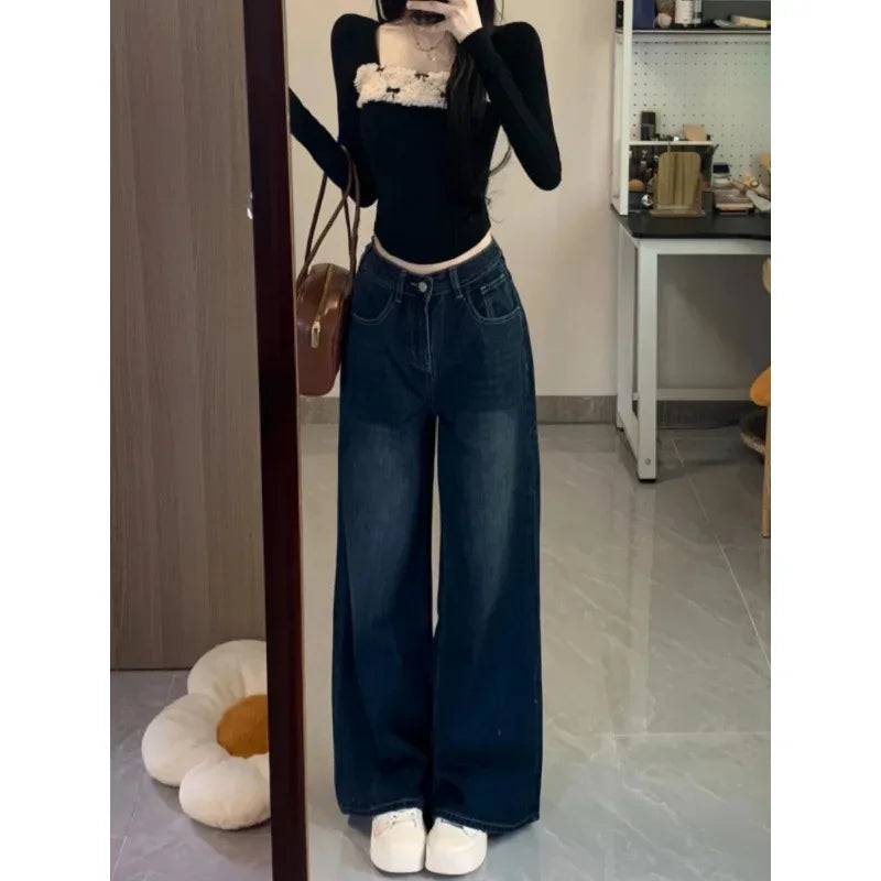 High Waist Wide Leg Jeans