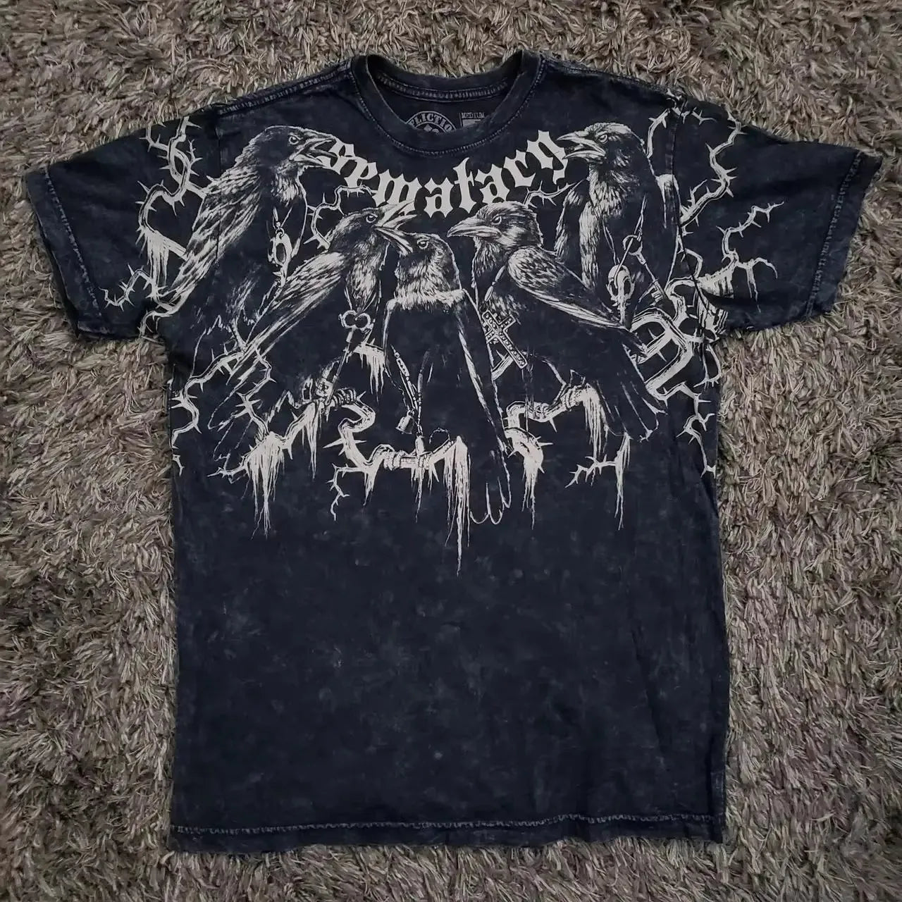 Dark edge cotton tee