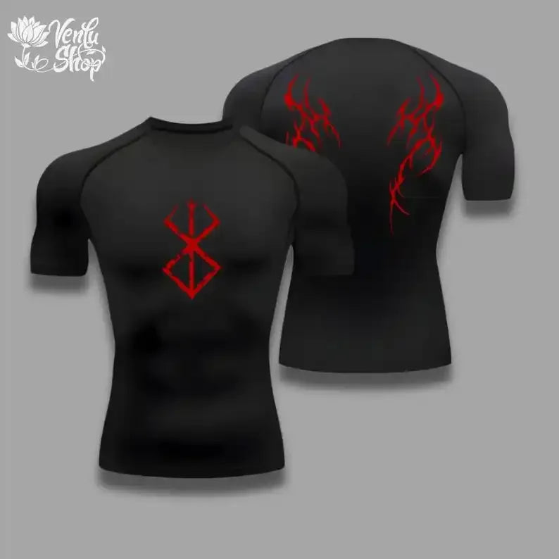 Guts compression shirt berserk gymwear