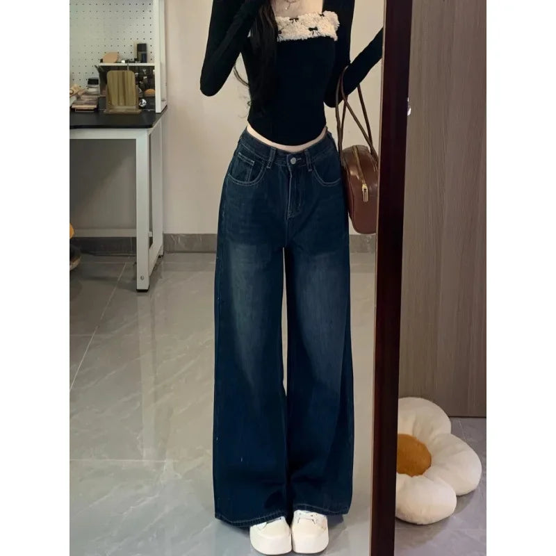 High Waist Wide Leg Jeans