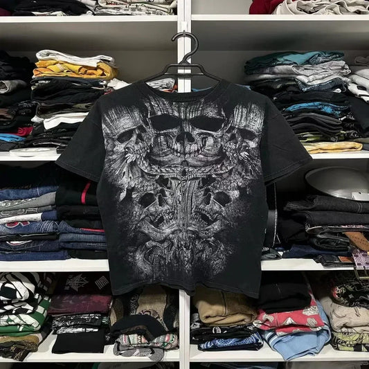90s Affliction T shirt black